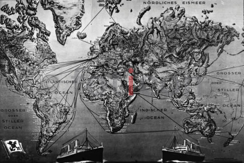 Weltkarte | The Sea - Foto foticon-600-simon-meer-363-002-sw.jpg | foticon.de - Bilddatenbank für Motive aus Geschichte und Kultur